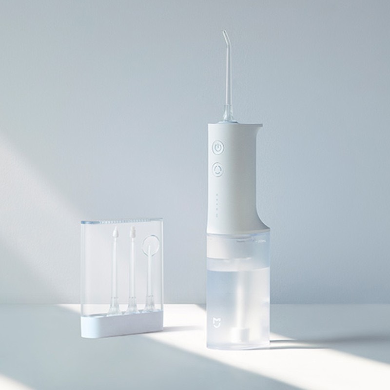Tăm nước Xiao.mi Soo.cas W.3 P.ro (4 vòi xịt) xịt vệ sinh răng miệng và Máy Tăm nước Xiaomi Flosser MIJIA MEO701 Electric 4 đầu vòi