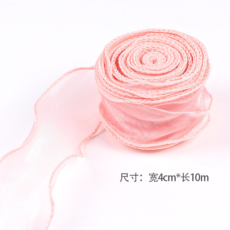 Cuộn ruy băng Voan không lõi bản 4cm * 10m đủ màu - SK94