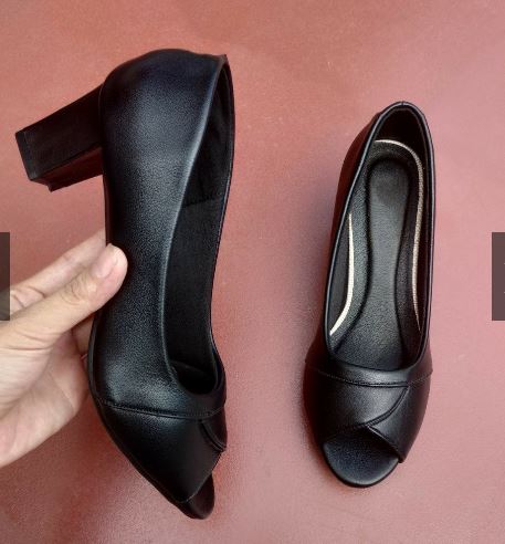 Giầy cao gót hở mũi 5p