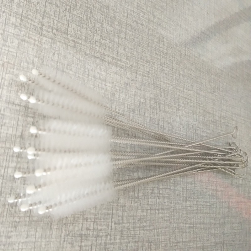 Sét 10 Chổi Cọ Rửa Ống Hút _ Cọ Bình Nước [ Kích Thước 23cm ]