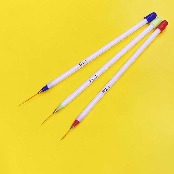 [HCM]Set 3 cây cọ râu vẽ móng - Cọ vẽ chuyên dụng cho dân làm móng