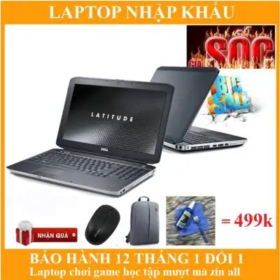 Laptop Dell Nhôm DELL E5530 Core i5 , 15.6in-đẹp keng  , vỏ nhôm Đen-Hàng Nhập , bảo hành 1 đổi 1 12 tháng