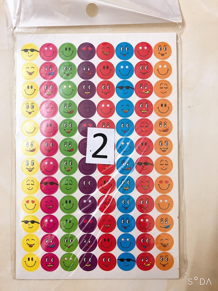 Túi 10 Tờ Sticker Các Mẫu