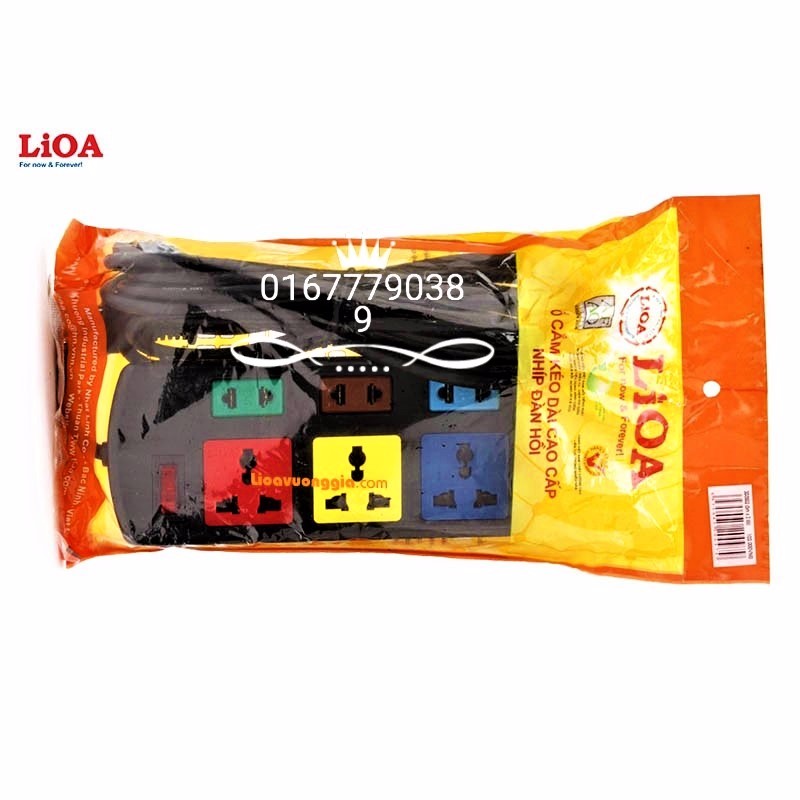 [HCM]ổ cắm điện lioa 6 lỗ cắm dài 3m