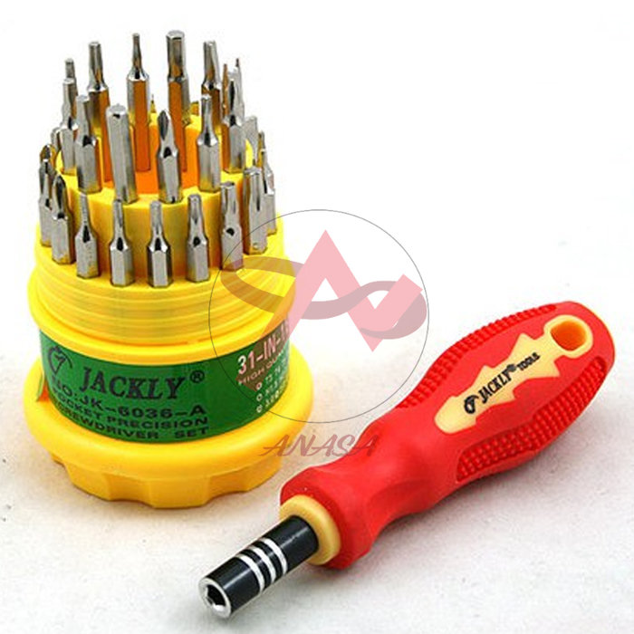 Bộ Tô Vít Đa Năng 31 Đầu Jackly - Hộp Tròn