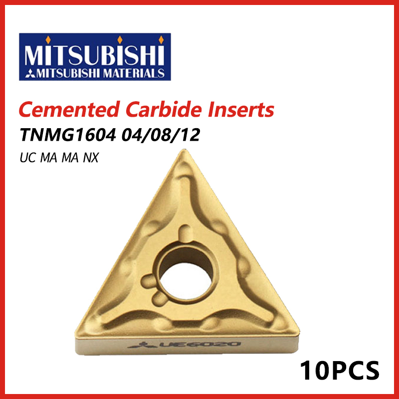 Mitsubishi Cemented Carbide Inserts TNMG1604 04/08/12 UC MA MS NX