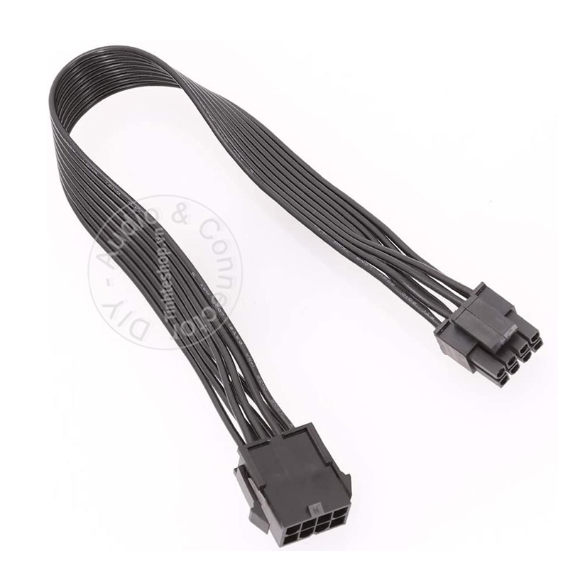 Cáp nối dài nguồn 8pin CPU 4+4 - Dây nguồn 8pin CPU 1 đầu đực 1 đầu cái