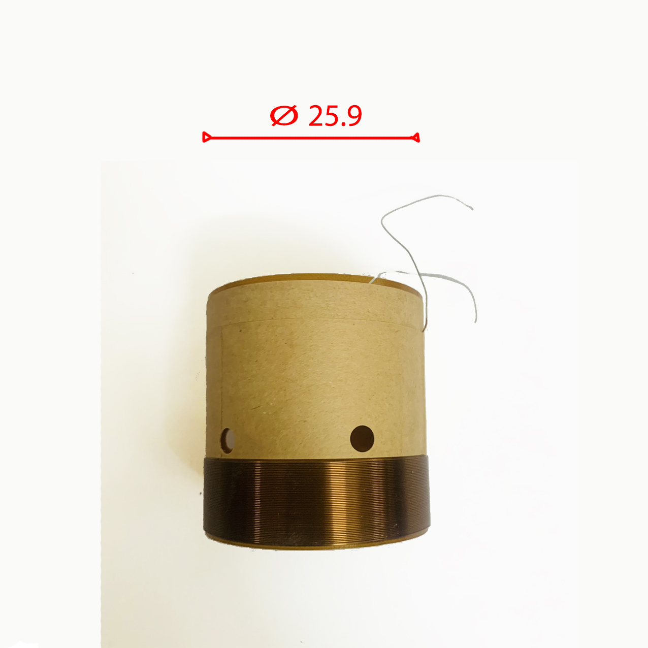 Coil loa 25.9 mm loại 2 lớp lõi đồng - côn loa 25.9 loại 2 lớp dây đồng