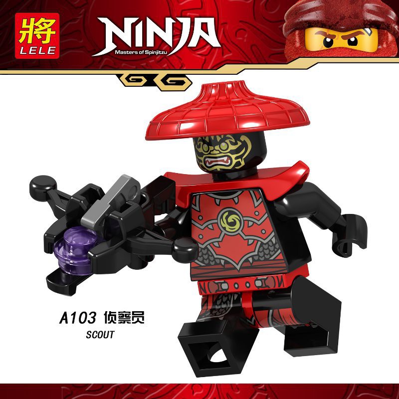 Mini  go Các Nhân Vật Sự Phụ Wu Lloyd Nya Lele A098 A105
