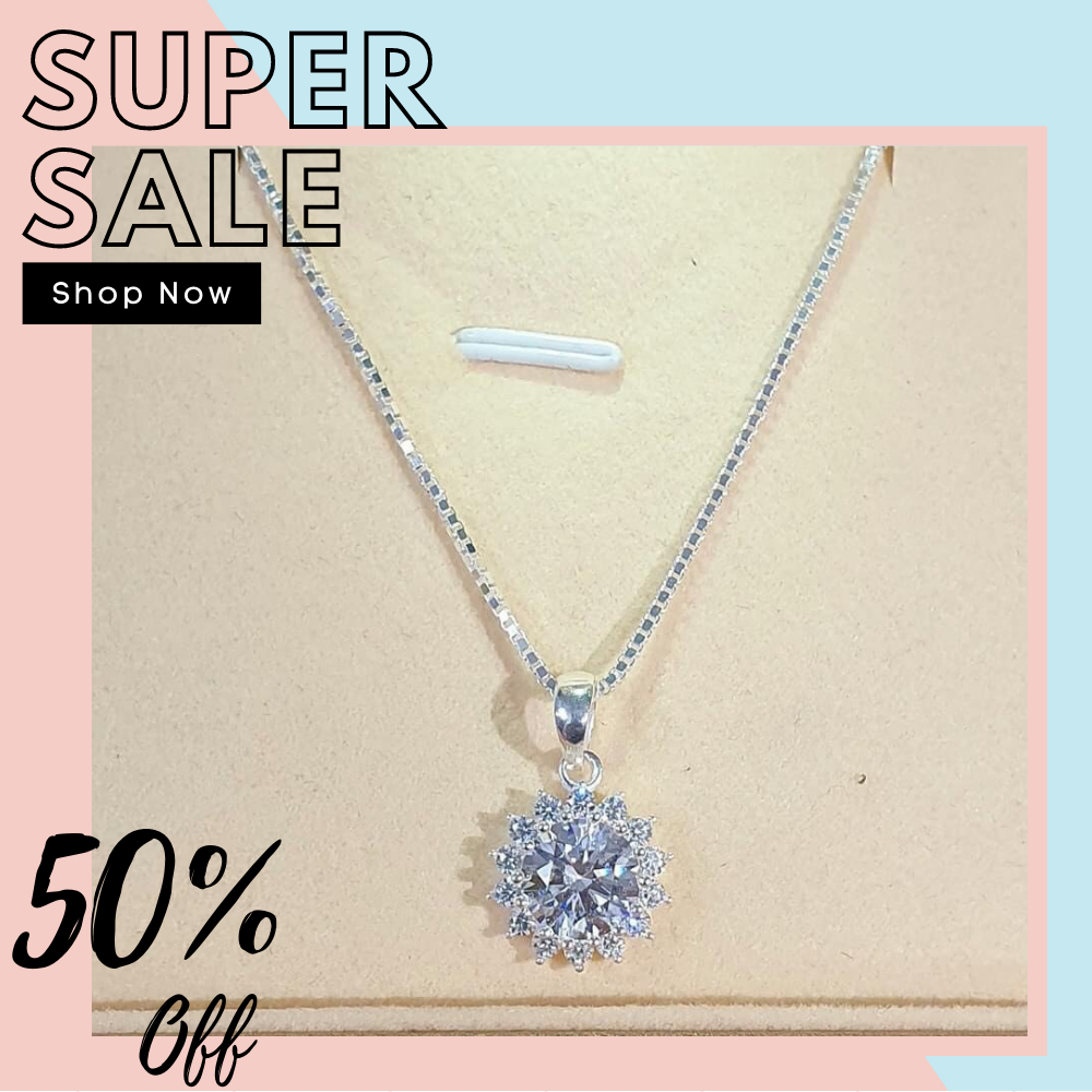 [HCM]Dây Chuyền Nữ bạch kim mặt dây chuyền đính đá nữ đẹp mạ vàng trắng thật cao cấp nhỏ xinh đính đá pha lê sang trọng nữ tính Trang Sức GADO M036 - Đeo Đi Làm Công Sở Cực Đẹp