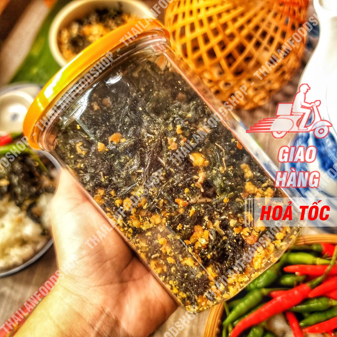 Rong Biển Cháy Tỏi - Lon 130gr