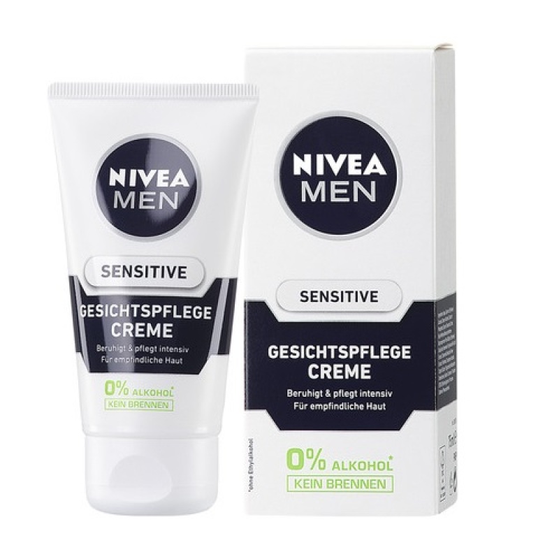 Kem dưỡng da nam NIVEA MEN Gesichtspflege Creme 75ml - Đức (Da nhạy cảm)