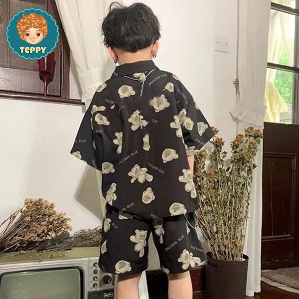Set bộ gấu cho bé trai