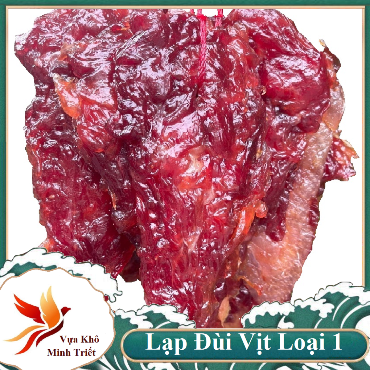 LẠP VỊT LOẠI 1 ĐẶC SẢN MINH TRIẾT,ĐƯỢC LÀM TỪ ĐÙI VỊT TƯƠI  200GR 500gr 1kg LẠP VỊT LOẠI 1- Vựa khô Minh Triết