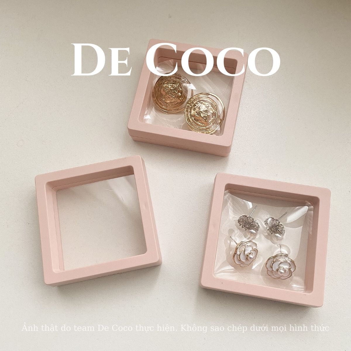 Hộp đựng trang sức chống oxy hoá De Coco