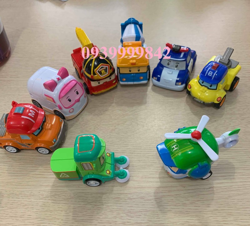 [HCM]P5-2 Hộp xe Robocar PoLi trớn 8C
