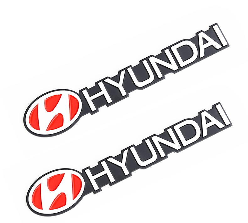 Tem Chữ Dán HYUNDAI Trang Trí Ô tô Siêu Chất - ATDTECH