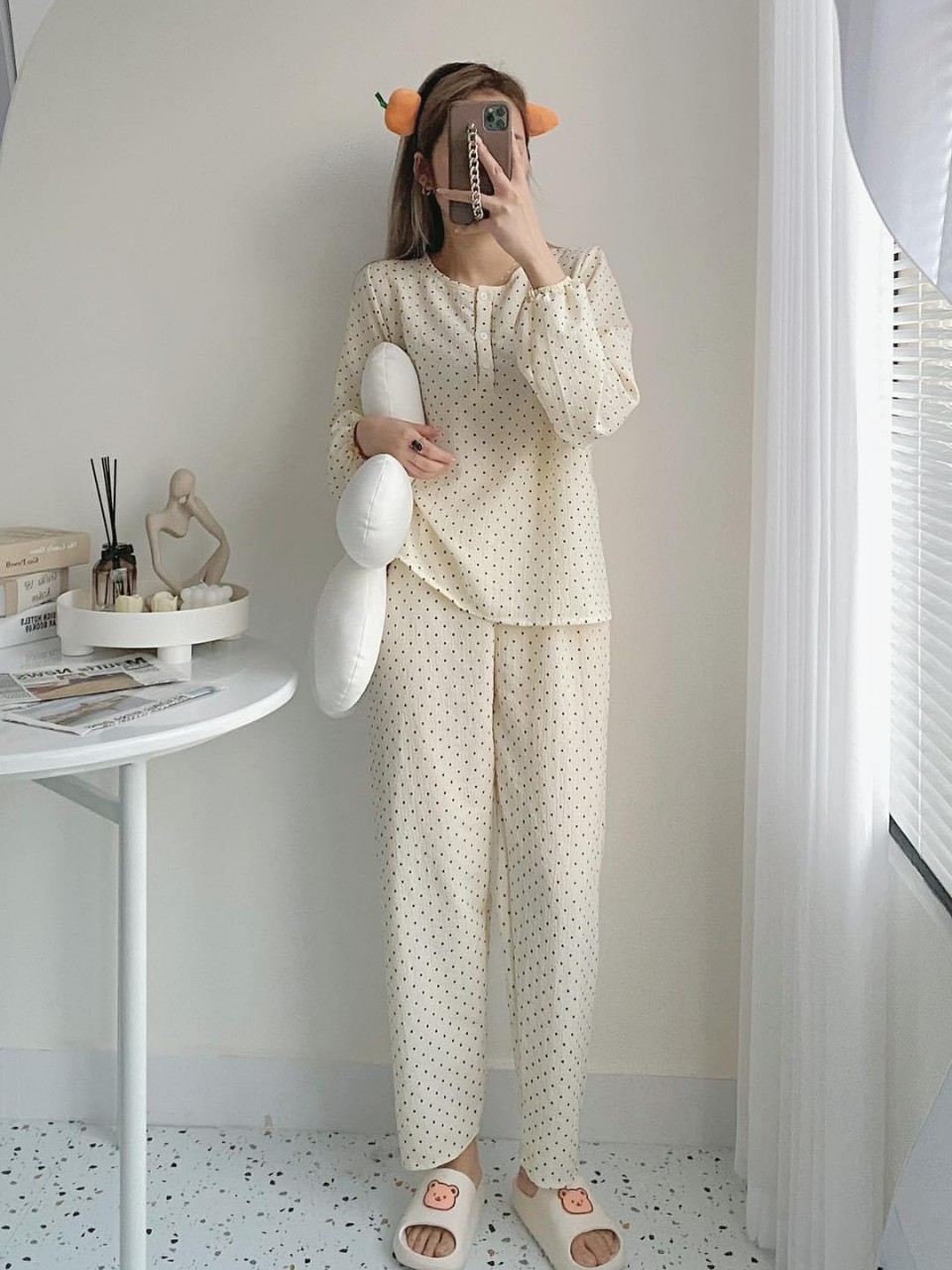 BỘ ĐŨI mặc nhà họa tiết siêu dễ thương