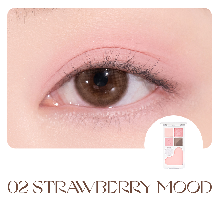 [Rom&nd] [Newbare] Bảng Phấn Mắt & Má Hồng Romand Bare Layer Palette 14g