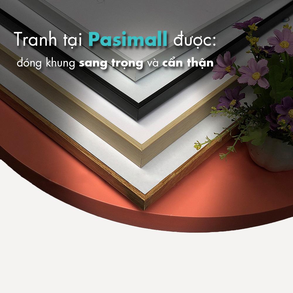 Tranh treo tường Canvas Pasimall Suối thu có khung