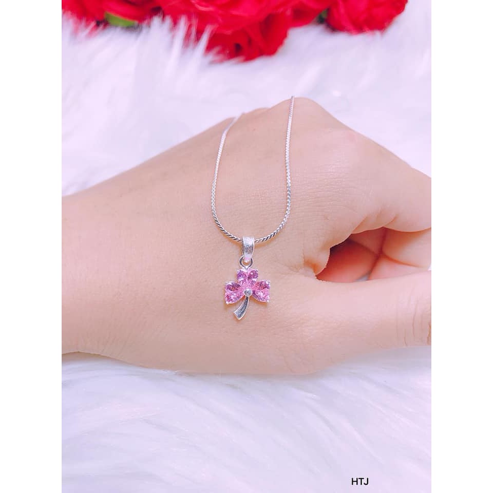Dây Chuyền Bạc Cỏ 3 Lá