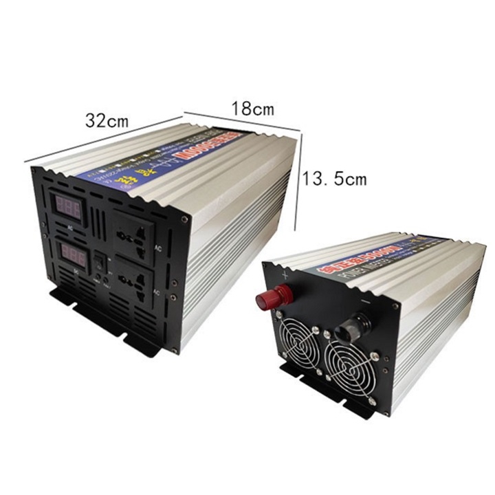 Inverter 12v dc sang 220v dc 5000w sin chuẩn