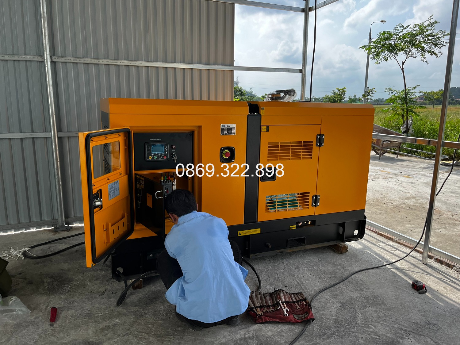 Máy Phát Điện Depco 50KVA DK66 ( Giá 195 triệu )