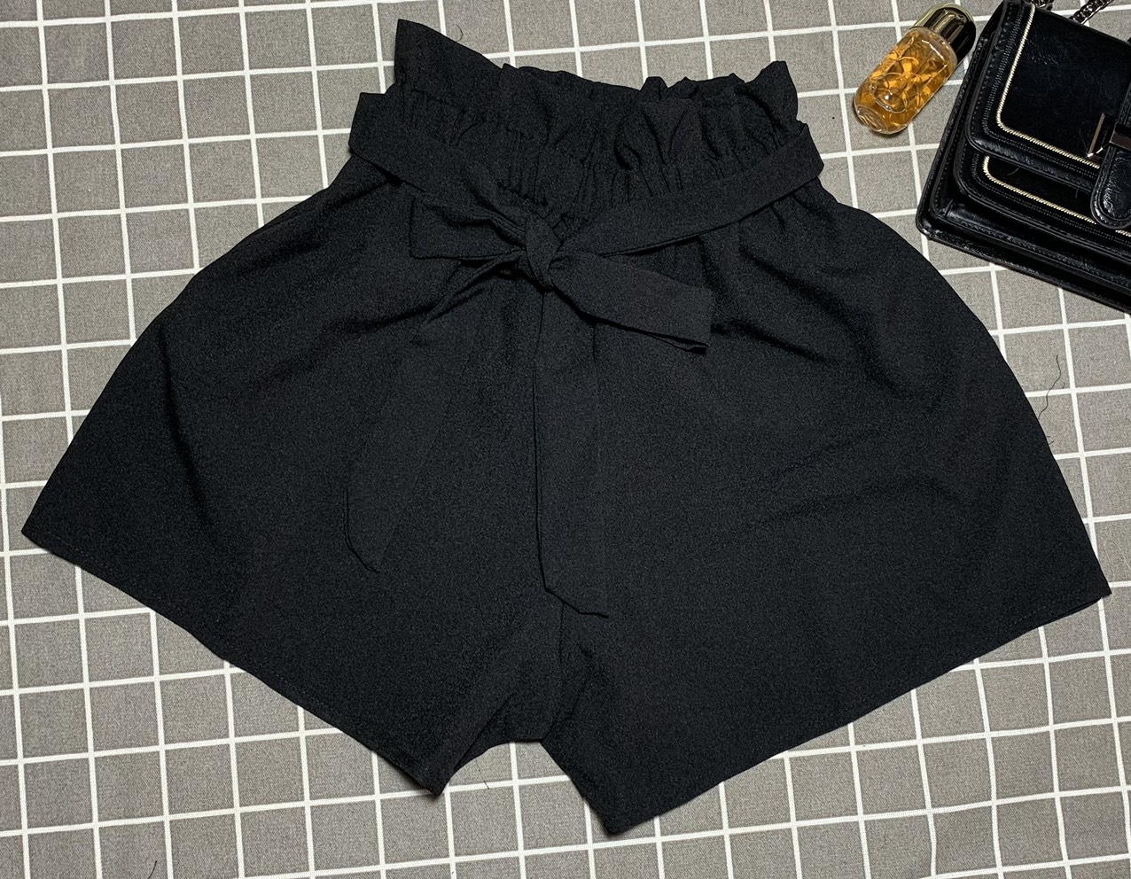 Quần cột nơ ống rộng ( quần kate)