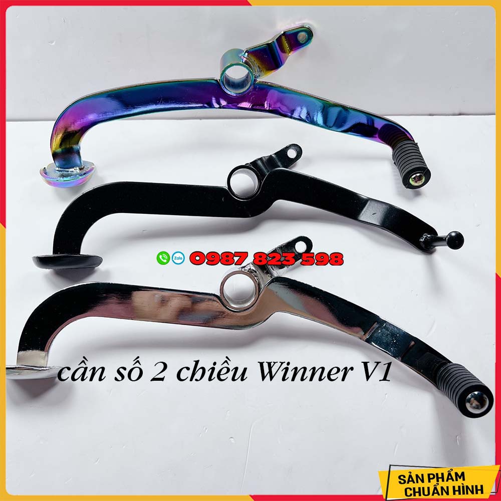 Cần Số 2 Chiều Winner V1 - Cần Số Winner 150 ( inox, xi titan, đen tĩnh điện)