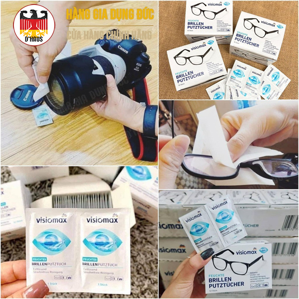 [HÀNG CHÍNH HÃNG] GIẤY LAU KÍNH VISIONMAX CỦA ĐỨC