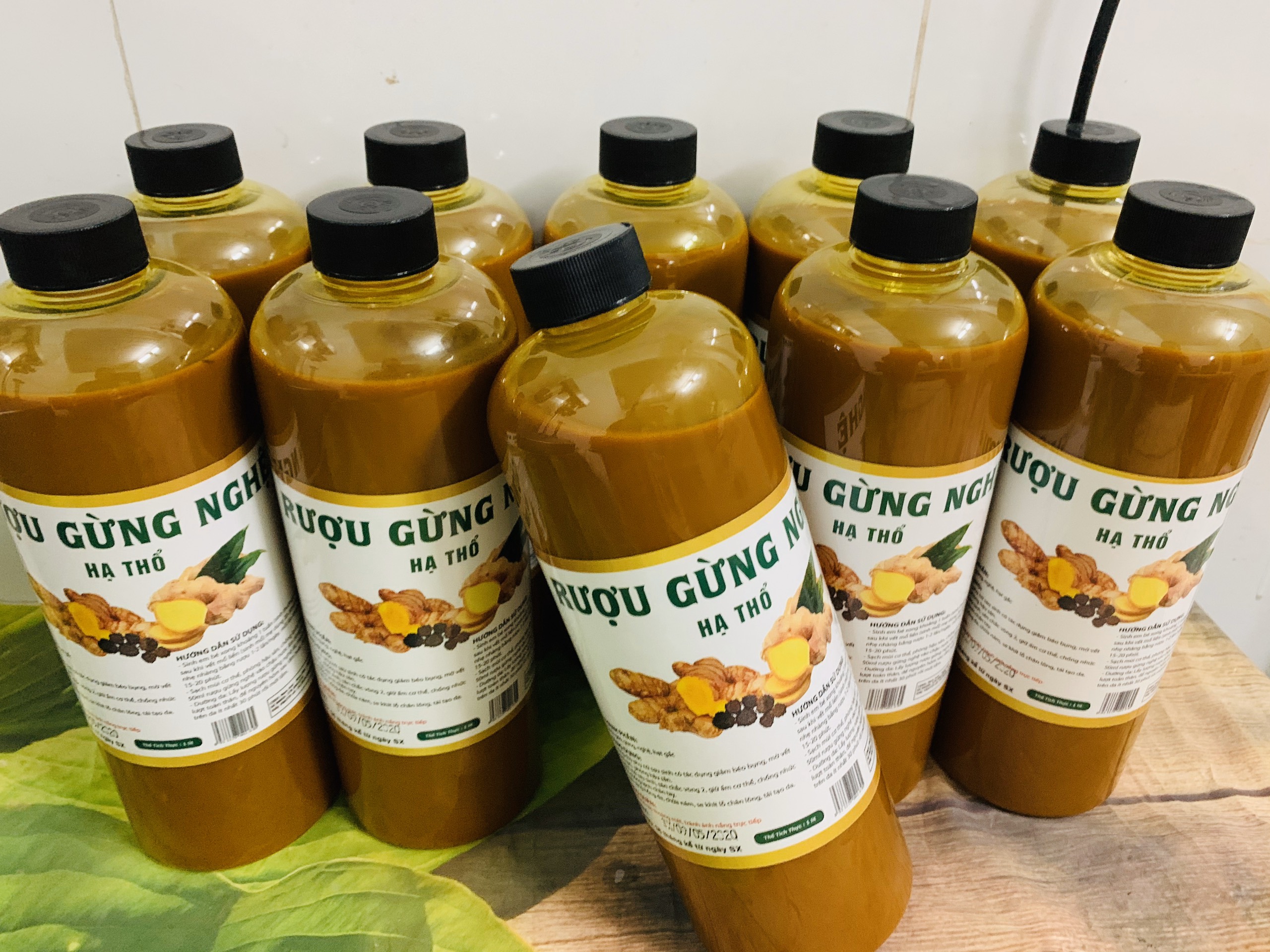 [HANDMADE] RƯỢU GỪNG NGHỆ HẠ THỔ CHO MẸ SAU SINH