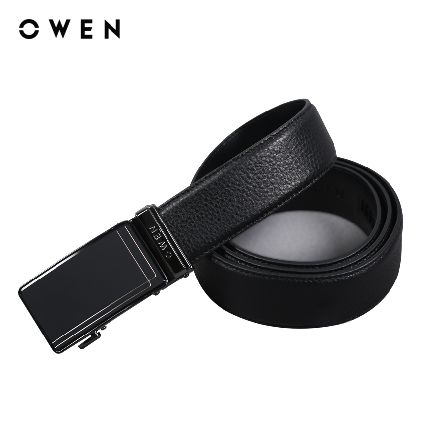 OWEN - Dây lưng  BELT232687 màu Đen chất liệu Da thật