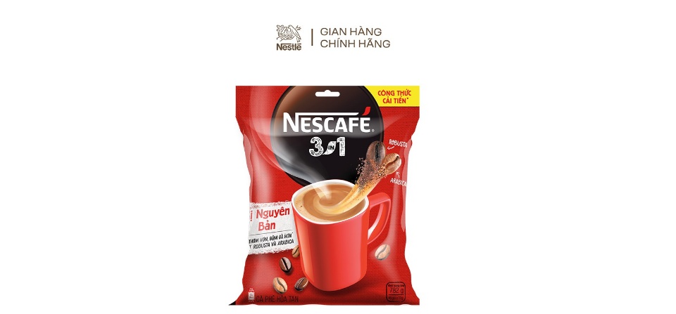 Combo 9 bịch nescafe đen/xanh đậm/đỏ date mới