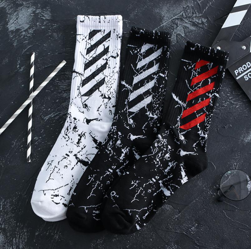 Set 3 đôi Tất Vớ Phong cách Off White Thể Thao cao cổ cực Hot