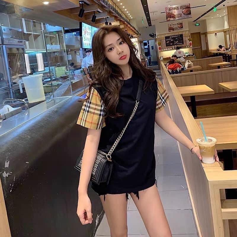 Áo thun CARO dáng rộng mùa hè 2024, thoáng mát, chất liệu cotton, phù hợp cho cả nam và nữ.