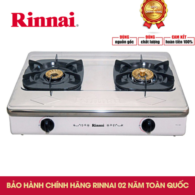[Voucher 7% Max 800K] Bếp gas Rinnai RV 365 S ( Hà Nội)