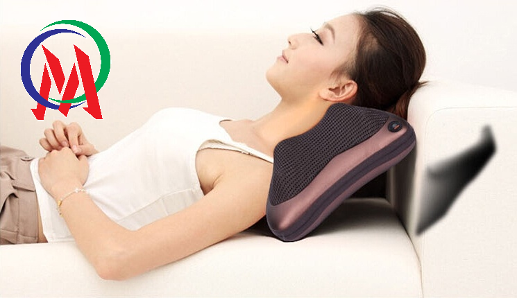 [HCM] Gối massage 8 bi japan, hồng ngoại 2 chiều