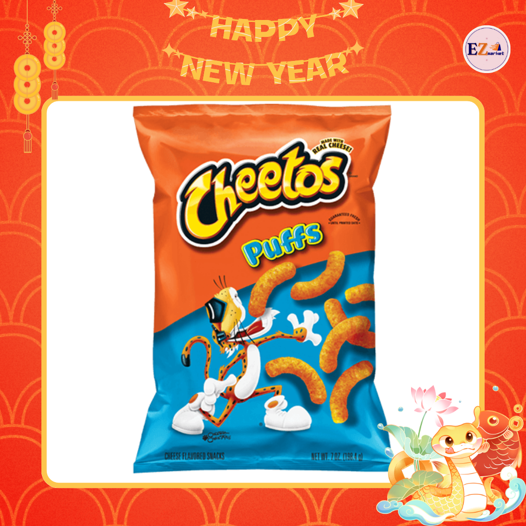 Bánh Snack Cheetos Puffs cheese phồng phô mai 255.1g