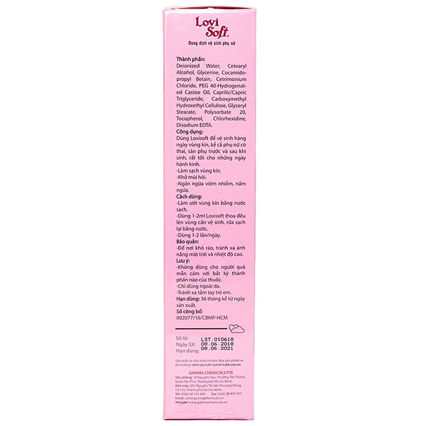 Dung Dịch Vệ Sinh Phụ Nữ LOVI SOFT (Chai 200ml) [Dạ Hương, Saforelle, lovisoft]