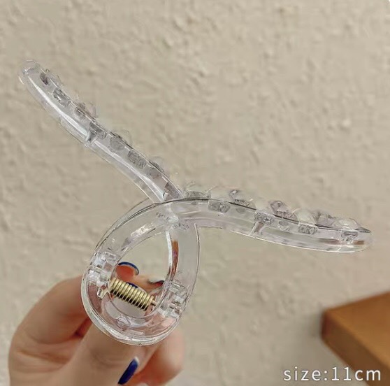 Kẹp Tóc/ Gấp Tóc Trắng Phong Cách Hàn - phukienteen