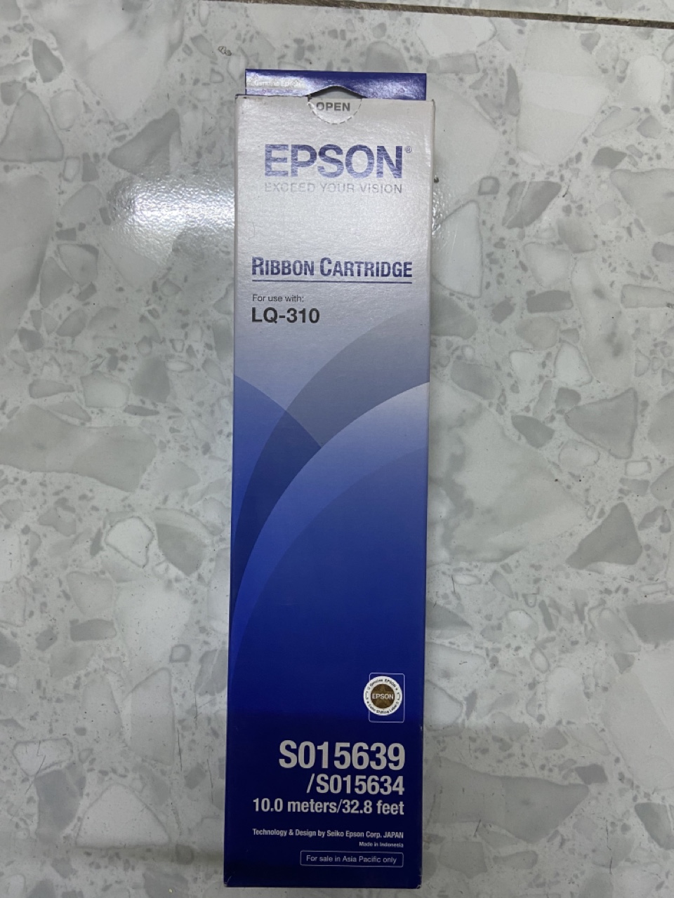 Băng mực in ruy băng RIBBON EPSON LQ 310 ( hàng chính hãng) - Dùng cho máy in kim Epson LQ310