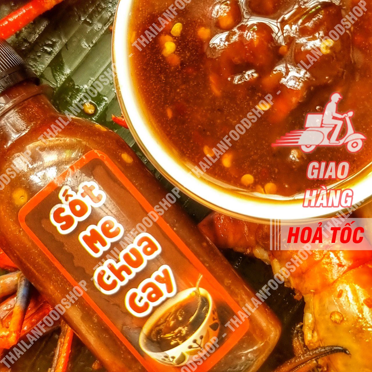 Sốt Me Chua Cay - Chai 150Gram
