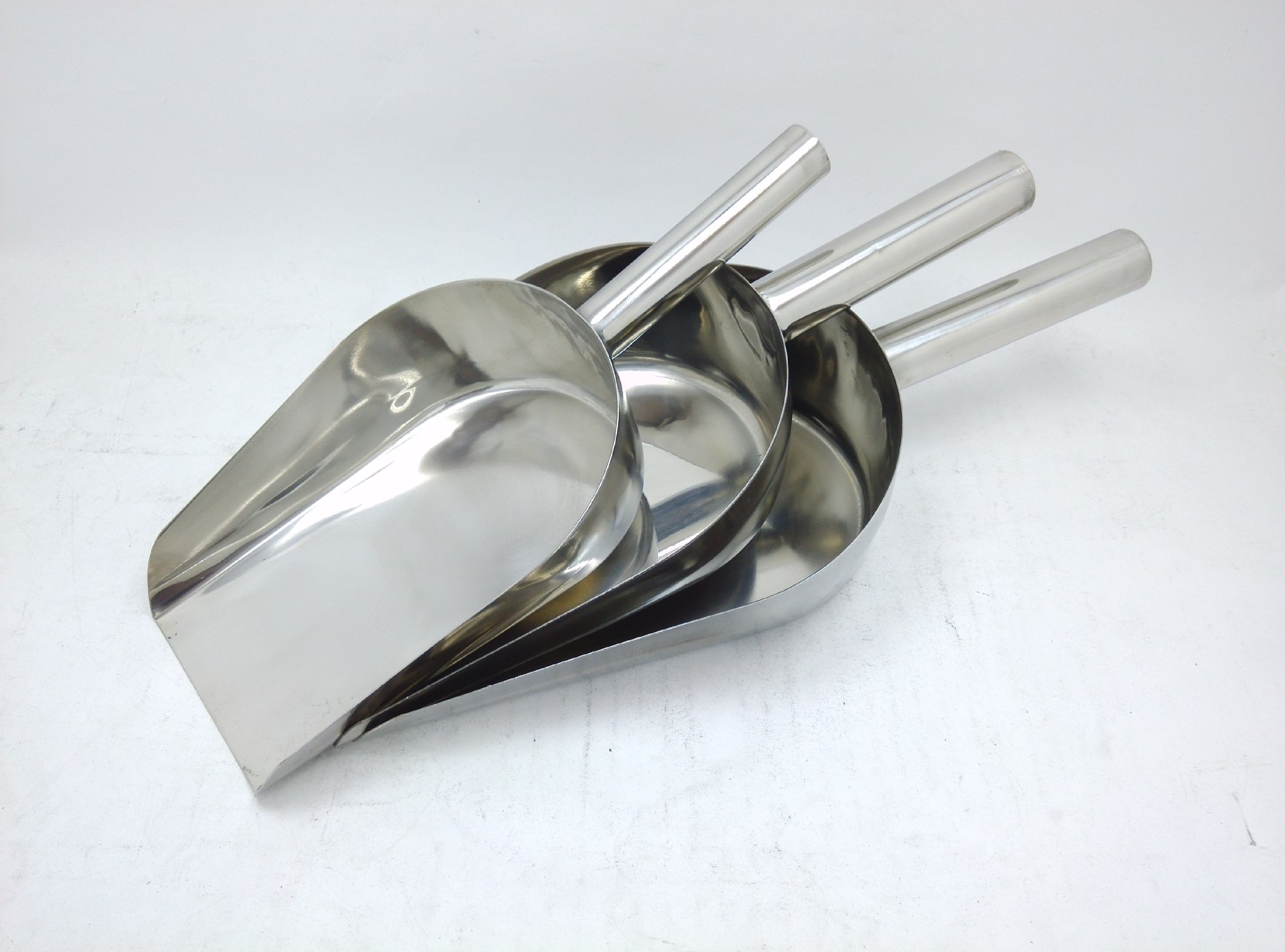 [HCM]Xẻng inox xúc đá - Dụng cụ gắp đá - Muôi xúc đá