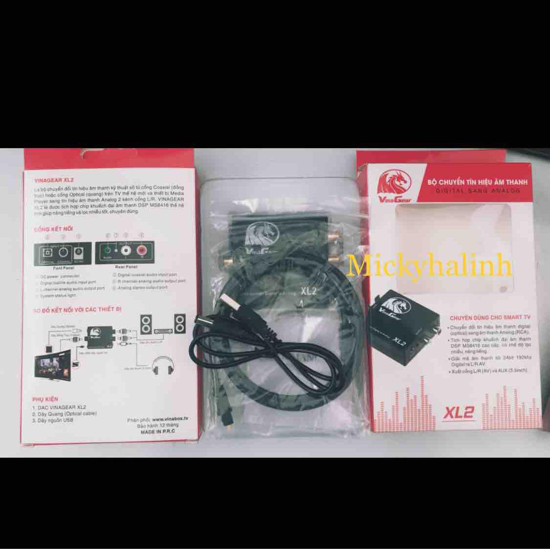 [HCM]OPTICAL XL2 - Bộ chuyển đổi tín hiệu âm thanh TV optical