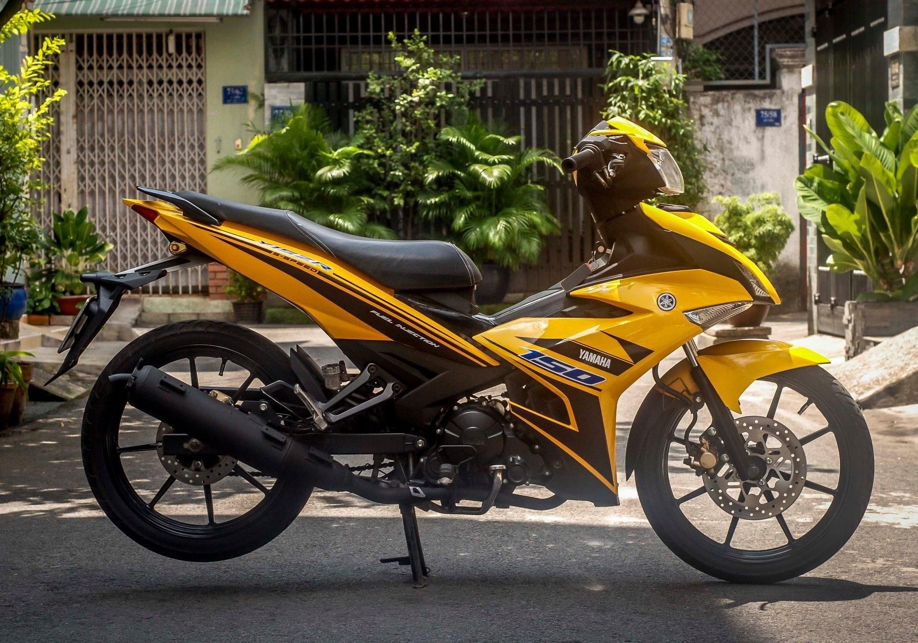 Tem rời exciter 150 dán xe vàng