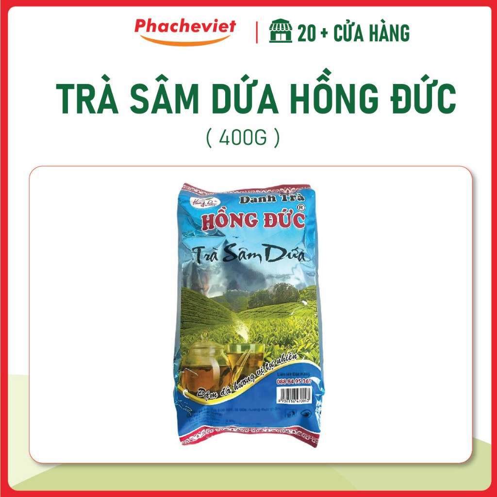 Trà sâm dứa hồng đức 400gr