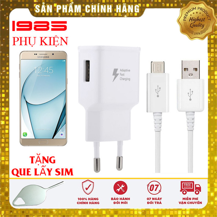 Bộ sạc nhanh samsung a9 pro 2016 chính hãng
