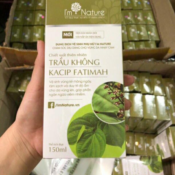 Dung Dịch Vệ Sinh Phụ Nữ Trầu Không I'm Nature 150ml (Mẫu Cũ)