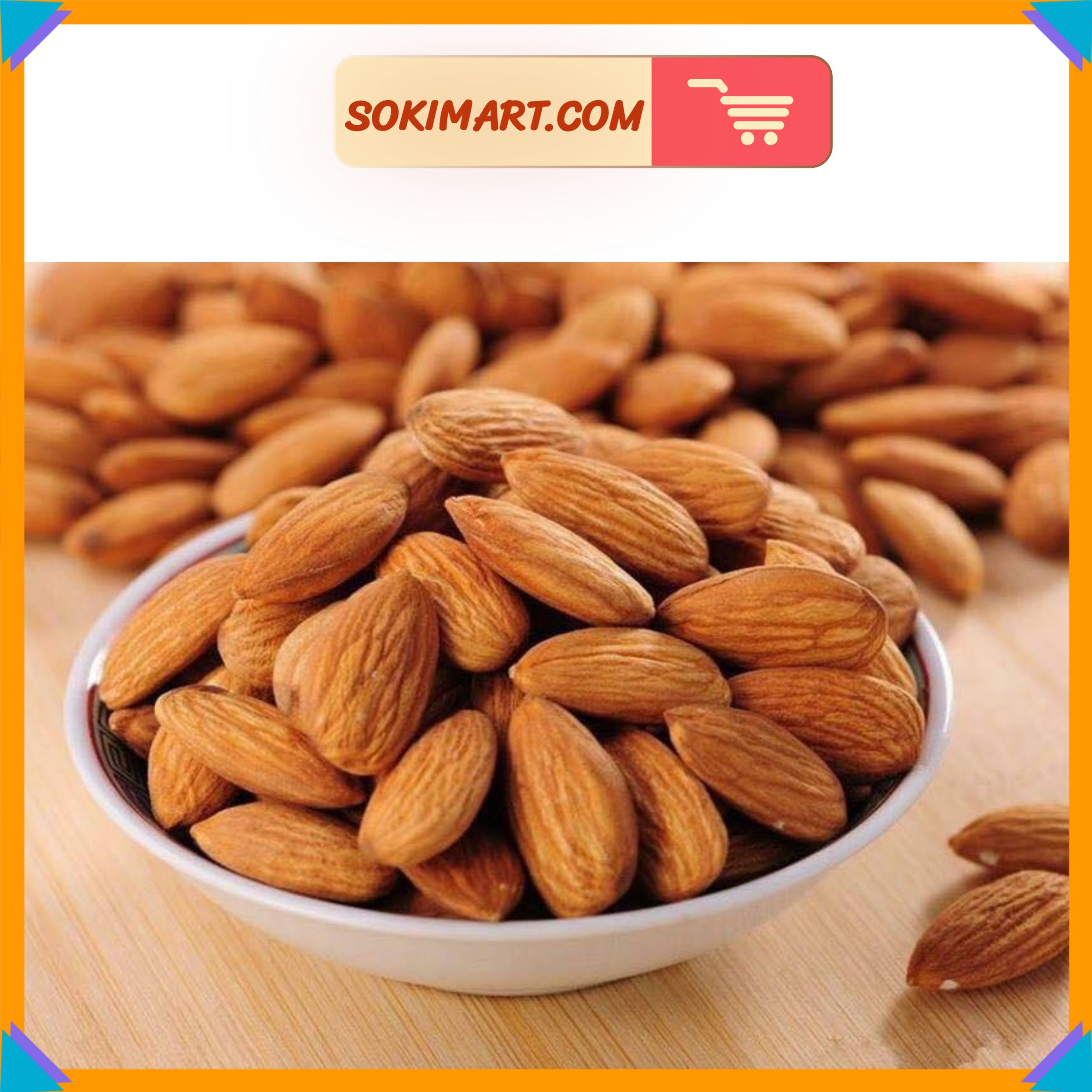 Nhân hạnh nhân Mỹ - 500g
