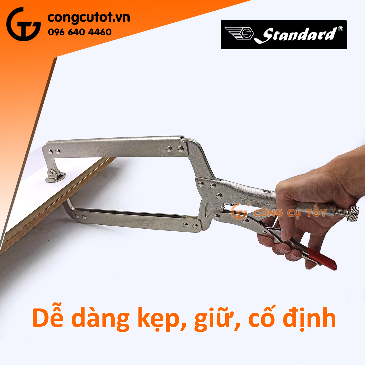 Kìm bấm chết chữ C Standard 18 inch